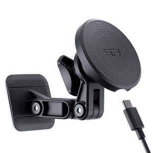 SP Connect SP Charging Adhesive Mount Pro SPC+ – Selbstklebender Handyhalter mit Ladefunktion – Geeignet für SPC+ Hüllen – Schwarz