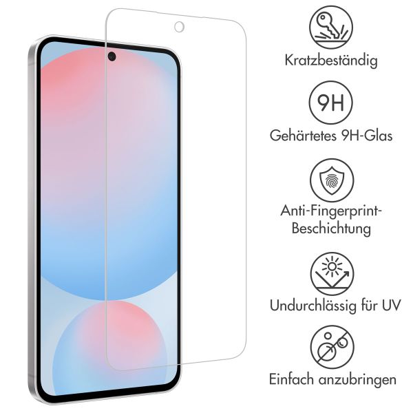 Accezz Displayschutz 2er-pack aus gehärtetem Glas Samsung Galaxy S26 FE / S25 FE
