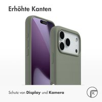 Accezz Liquid Silikoncase mit MagSafe Apple iPhone 17 Pro Max - Cooper Green
