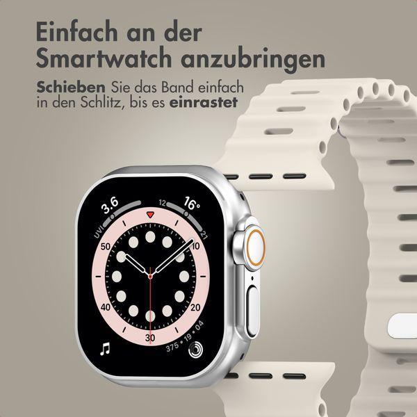 Accezz Ocean Armband für Apple Watch | 44/45/46/49 mm - Polarstern