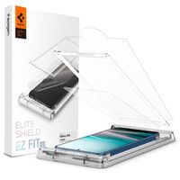 Spigen EliteShield EZ Fit mit Installation Tray - 1er Pack Samsung Galaxy S25