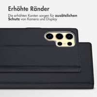 Accezz Wallet TPU Klapphülle Samsung Galaxy S25 Ultra - Schwarz