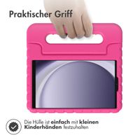 Accezz SchutzHülle mit Handgriff kindersicher Samsung Galaxy Tab A11 / A9 8.7 Zoll - Rosa