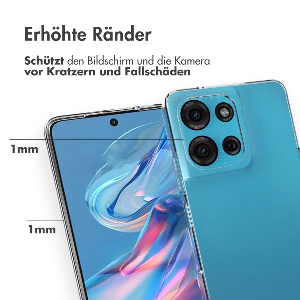 Accezz Clear TPU Backcover Motorola Moto G75 5G - Transparent