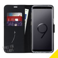Accezz Wallet TPU Klapphülle Samsung Galaxy S9 - Schwarz