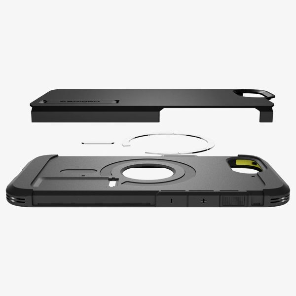 Spigen Tough Armor Backcover MagSafe Apple iPhone 17e / 16e - Schwarz