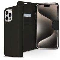 Accezz Wallet TPU Klapphülle Apple iPhone 16 Pro Max - Schwarz