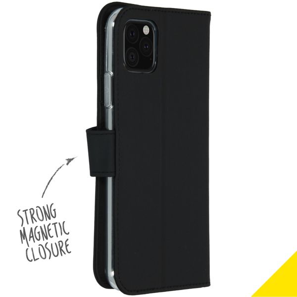 Accezz Wallet TPU Klapphülle Apple iPhone 11 Pro Max - Schwarz