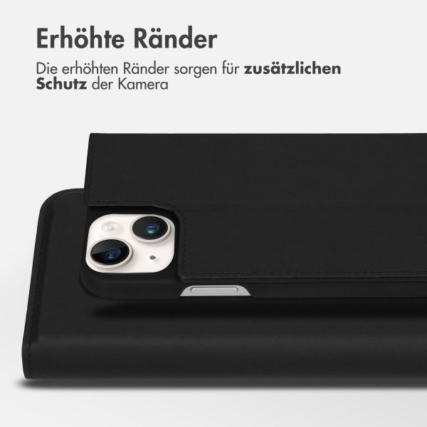 Accezz Premium Leather Slim Klapphülle Apple iPhone 14 Plus - Schwarz