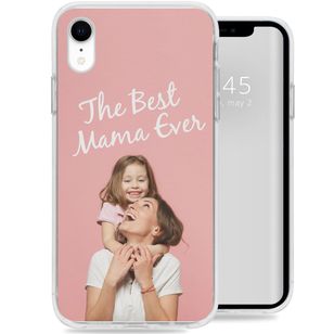 Gestalte deine eigene Clear Case Apple iPhone Xr - Transparent