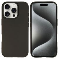Accezz Color TPU Hülle Apple iPhone 16 Pro - Schwarz