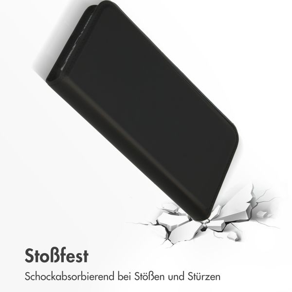 Accezz Premium Leather Slim Klapphülle Apple iPhone 15 Pro Max - Schwarz
