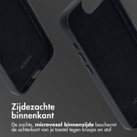 Accezz Echtleder Hülle + MagSafe Wallet Apple iPhone 17e / 16e - Onyx Black
