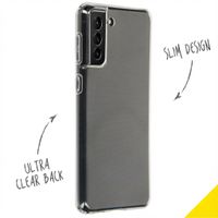 Accezz Clear TPU Backcover Samsung Galaxy S21 Plus - Transparent
