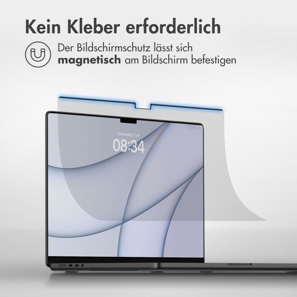 Accezz Magnetische Displayschutzfolie Apple MacBook Air 13 Zoll (2018 - 2020) / Pro 13 Zoll (2018 - 2022)