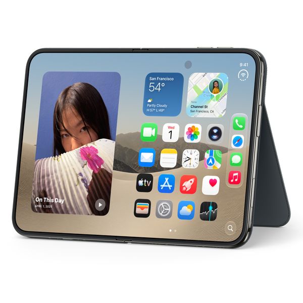 Apple Klapphülle mit Standfunktion Apple iPhone Duo - Navy Blue