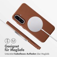 Accezz MagSafe Leather Backcover Samsung Galaxy A36 / A56 - Sienna Brown