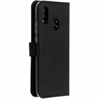 Selencia Echtleder Klapphülle Huawei P20 Lite - Schwarz