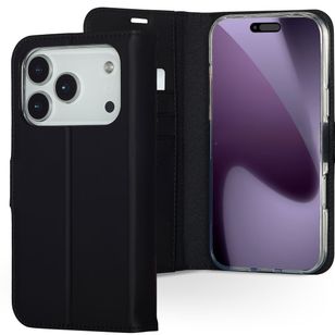 Accezz Wallet TPU Klapphülle Apple iPhone 17 Pro Max - Schwarz
