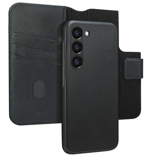 Accezz 2-in-1 Klapphülle aus Leder mit MagSafe Samsung Galaxy S23 - Onyx Black