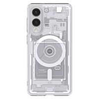Spigen Ultra Hybrid Zero One MagFit case Samsung Galaxy S25 Edge - Weiß