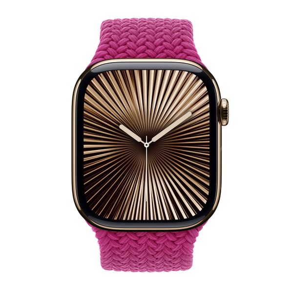 Apple Geflochtenes Solo Loop für  Apple Watch | 38/40/41/42 mm - Größe 0 - Magenta