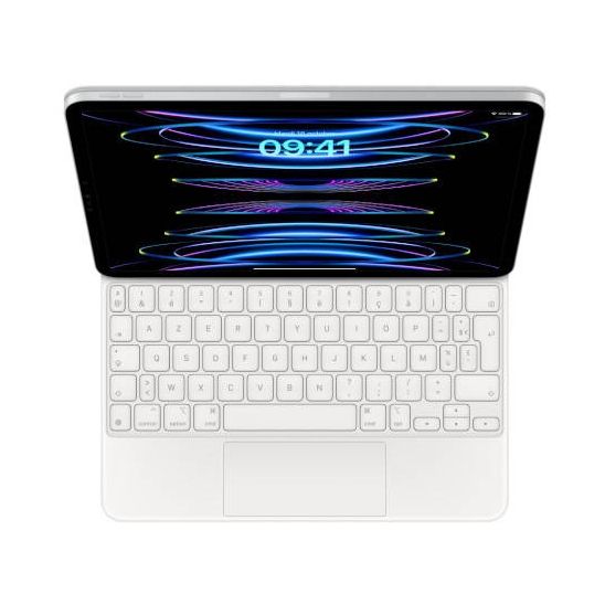Apple Magic Keyboard Apple iPad Air 11 Zoll (2026) M4 / (2025) M3 / (2024) M2 / Air 5 (2022) / Air 4 (2020) / Pro 11 (2018/2020/2021/2022) - AZERTY / FR - Weiß