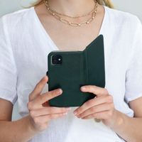 Selencia Echtleder Klapphülle Samsung Galaxy S8 - Grün