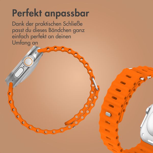 Accezz Ocean Armband für Apple Watch | 44/45/46/49 mm - Orange