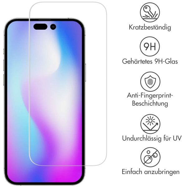Selencia Screen Protector aus gehärtetem Glas Apple iPhone 14 Pro