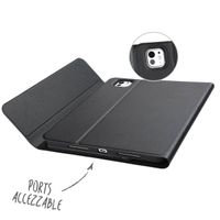 Accezz Bluetooth Keyboard Klapphülle Apple iPad Pro 11 (2025) M5 / (2024) M4 - AZERTY / FR - Schwarz
