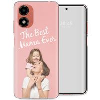 Gestalte deine eigene Clear Case Motorola Moto G04 / G24 / G24 Power - Transparent