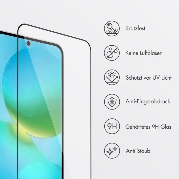 Accezz Gehärteter Glas-Schutz + Applikator Samsung Galaxy A37 (5G)