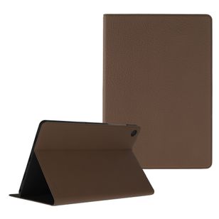 Selencia Riva Klapphülle Samsung Galaxy Tab A11 Plus - Mocha Brown