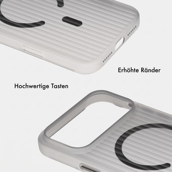 Accezz Lite Backcover mit MagSafe | Fluted | Apple iPhone 18 Pro Max / 17 Pro Max - Matte Black