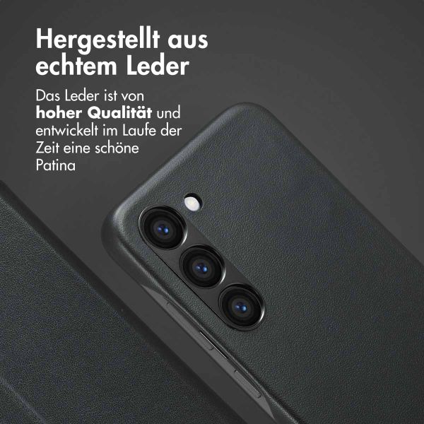 Accezz 2-in-1 Klapphülle aus Leder mit MagSafe Samsung Galaxy S23 - Onyx Black