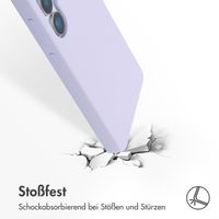 Accezz Liquid Silikoncase Samsung Galaxy S25 Ultra - Violett