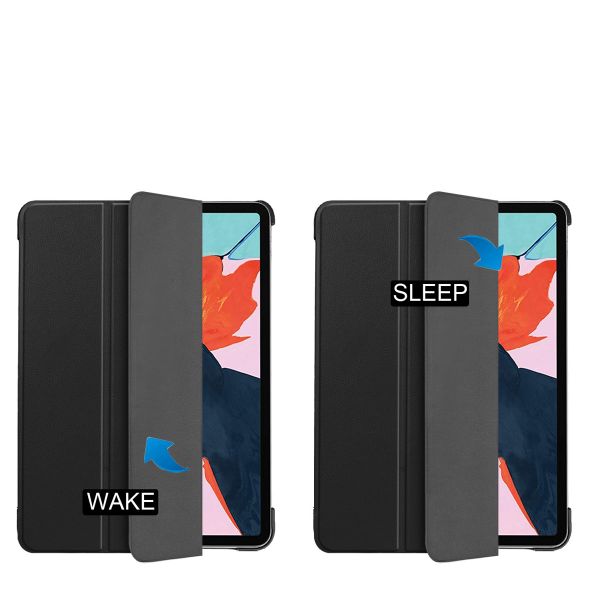 Accezz Trifold Klapphülle Apple iPad Air 11 Zoll (2026) M4 / (2025) M3 / (2024) M2 / Air 5 (2022) / Air 4 (2020) - Schwarz
