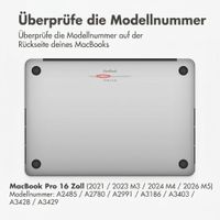 Accezz Gehärtetem Glas Displayschutzfolie Apple MacBook Pro 16 Zoll (2021 / 2023 M3 / 2024 M4 / 2026 M5)