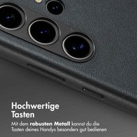 Accezz MagSafe Leather Backcover Samsung Galaxy S24 Ultra - Onyx Black