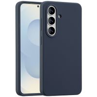 Accezz Liquid Silikoncase mit MagSafe Samsung Galaxy S26 - Dunkelblau