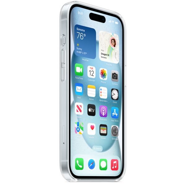 Apple Clearcase MagSafe Apple iPhone 15 - Transparent