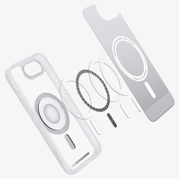 Spigen Ultra Hybrid Backcover MagSafe Apple iPhone 17e / 16e - Classic Silver