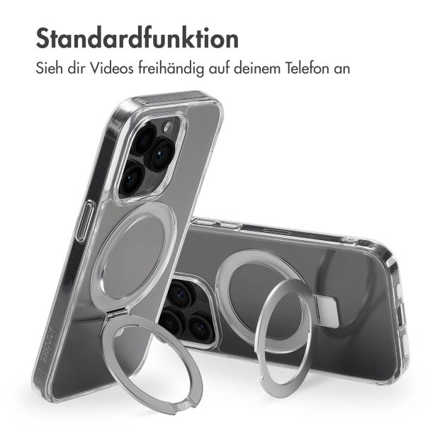 Accezz Ring Stand Backcover mit MagSafe Apple iPhone 14 Pro - Transparent
