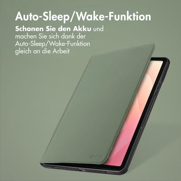 Accezz Classic Klapphülle Samsung Galaxy Tab S11 / S12 Ultra - Grün