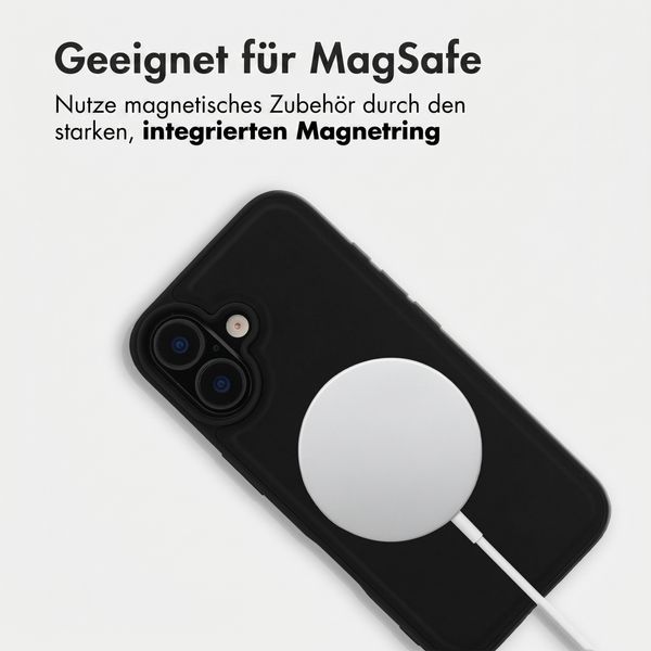 Accezz Backcover mit MagSafe Apple iPhone 16 - Schwarz