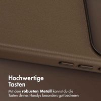 Accezz MagSafe Leather Backcover Apple iPhone 17 Pro Max - Kaffeebraun
