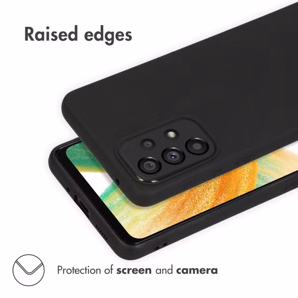 Accezz Color TPU Hülle Samsung Galaxy A33 - Schwarz