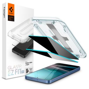 Spigen GLAStR Privacy EZ Fit Displayschutzfolie + Applicator - 2er-Pack Samsung Galaxy S24 Plus / S25 Plus