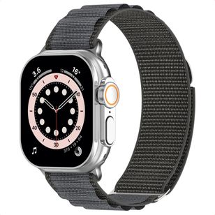 Accezz Nylon Alpine Armband für Apple Watch | 44/45/46/49 mm - Dark Grey